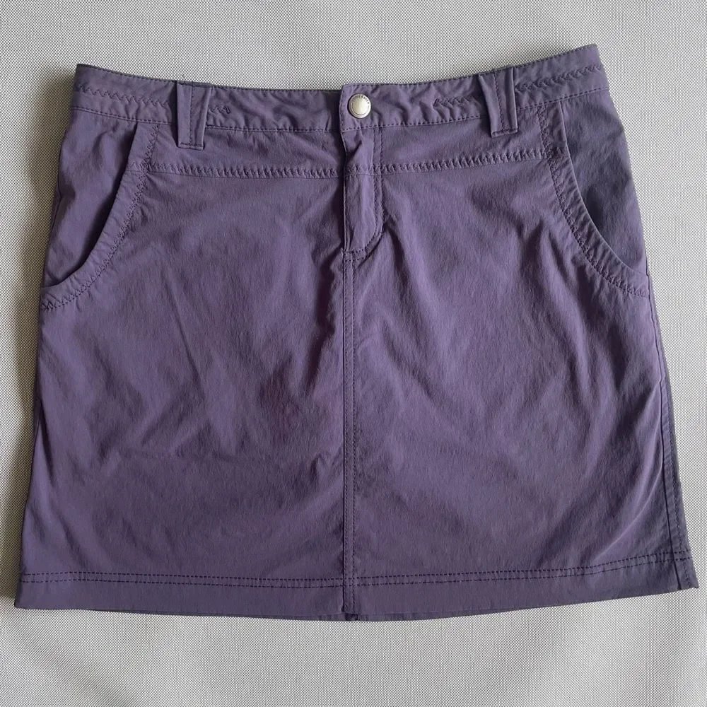 Eddie Bauer Purple Nylon Outdoor Sporty Hiking Skorts Women’s Size 6